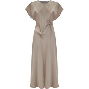 Kocca, Dames, Jurken, Bruin, Maat: S