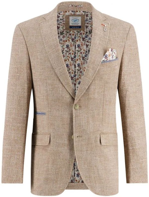 A Fish Named Fred - Blazer Structure - Beige - Heren