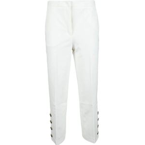 Twinset, Dames, Broeken, Wit, Maat: S Viscose,