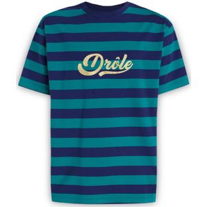 Drole de Monsieur, Heren, Tops, Blauw, Maat: S