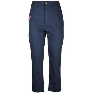 Vivienne Westwood, Heren, Broeken, Blauw, Maat: S Katoen,
