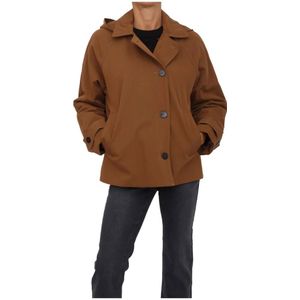 Marella, Dames, Mantels, Bruin, Maat: M Katoen,