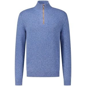 Fedeli, Heren, Truien, Blauw, Maat: 4XL Kasjmier,