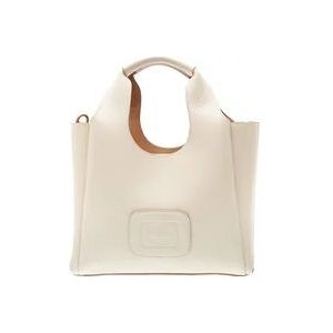 Hogan Kleine Leren Boter Winkel Tas , White , Dames , Maat: ONE Size