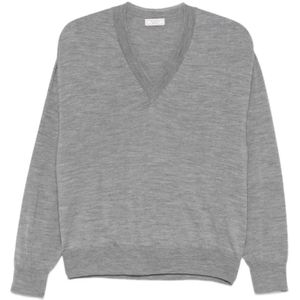 Peserico, Dames, Truien, Grijs, Maat: M