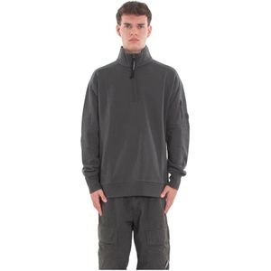 C.p. Company, Heren, Sweatshirts & Hoodies, Grijs, Maat: XL Fleece,
