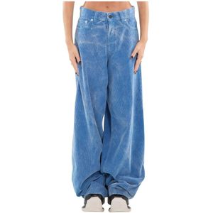 Haikure, Dames, Jeans, Blauw, Maat: W24 Velours,