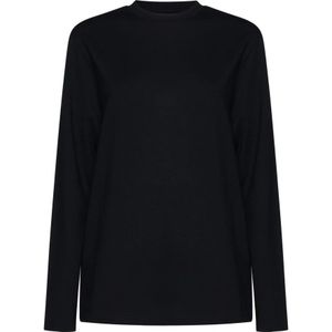 Jil Sander, Dames, Tops, Zwart, Maat: L Katoen,