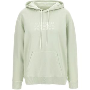 MM6 Maison Margiela, Dames, Sweatshirts & Hoodies, Groen, Maat: M Katoen,