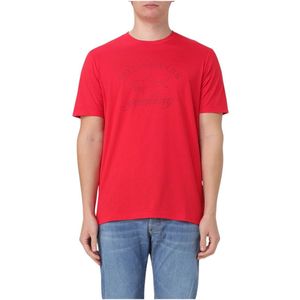 Paul & Shark, Heren, Tops, Rood, Maat: XS Katoen,