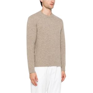 Eleventy, Heren, Truien, Beige, Maat: XL