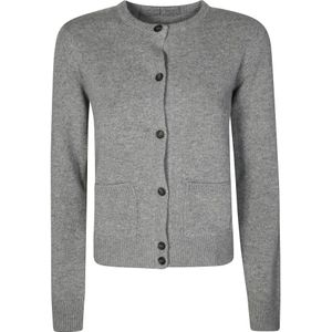 MM6 Maison Margiela, Dames, Truien, Grijs, Maat: S