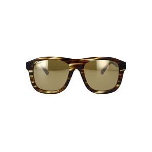 Gucci Vierkante zonnebril , Brown , unisex , Maat: 54 MM