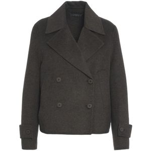 Kaos, Dames, Mantels, Bruin, Maat: S Wol,