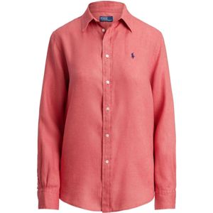 Polo Ralph Lauren, Dames, Blouses & Shirts, Rood, Maat: L