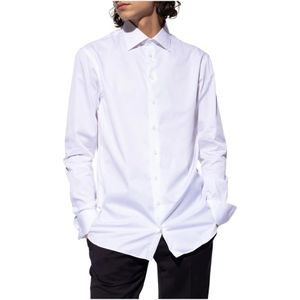 Giorgio Armani, Heren, Overhemden, Wit, Maat: 3XL Katoen,