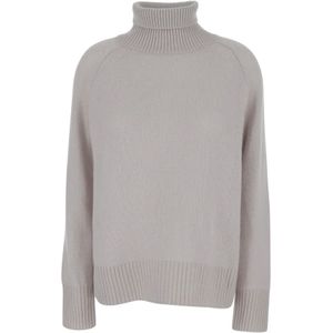 Plain, Dames, Truien, Grijs, Maat: L Kasjmier,