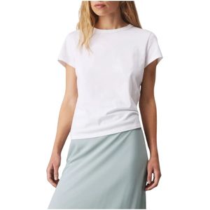 Calvin Klein, Dames, Tops, Wit, Maat: XS Satijn,