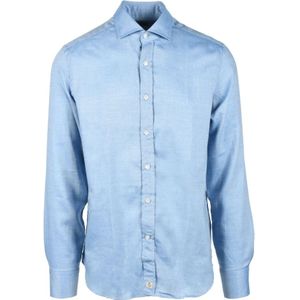 Sonrisa, Heren, Overhemden, Blauw, Maat: XL Wol,