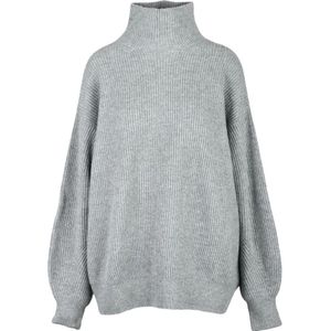 Sportmax, Dames, Truien, Grijs, Maat: M Wol,