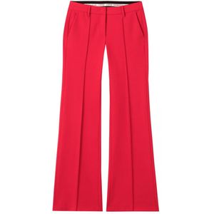 Luisa Cerano, Dames, Broeken, Rood, Maat: 3XL Wol,