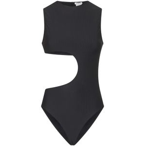 Alaïa, Dames, Badkleding, Zwart, Maat: M Jersey,