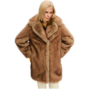 Cesare Gaspari, Dames, Jassen, Bruin, Maat: S Poliester,