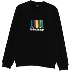 Paul Smith, Heren, Sweatshirts & Hoodies, Zwart, Maat: L