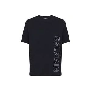 Balmain T-Hemden , Black , Heren , Maat: L