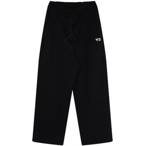 Y-3, Dames, Broeken, Zwart, Maat: S Polyamide,