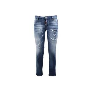 Dsquared2 Slim-fit Jeans voor vrouwen , Blue , Dames , Maat: L