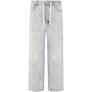 Balenciaga Oversized Baggy Pants , Blue , Heren , Maat: M