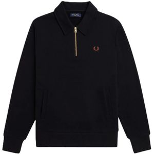 Fred Perry, Heren, Tops, Zwart, Maat: 2XL Katoen,