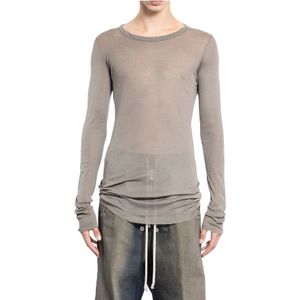 Rick Owens, Heren, Tops, Grijs, Maat: S Zijde,
