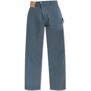 JW Anderson, Dames, Jeans, Blauw, Maat: W24 Katoen,