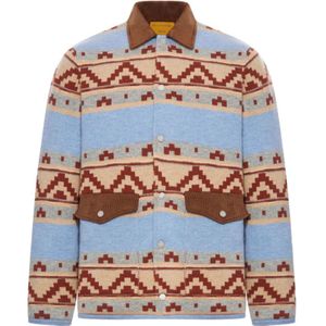 Guest In Residence, Heren, Jassen, Blauw, Maat: S Wol,