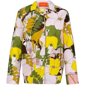 La DoubleJ, Dames, Blouses & Shirts, Veelkleurig, Maat: S Katoen,