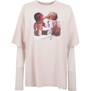 Acne Studios, Dames, Tops, Roze, Maat: M Katoen,