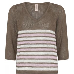 Skovhuus, Dames, Truien, Bruin, Maat: M Acryl,