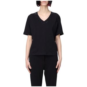 Liu Jo, Dames, Tops, Zwart, Maat: M