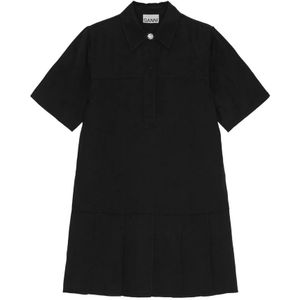 Ganni, Dames, Jurken, Zwart, Maat: S