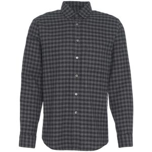 Portuguese Flannel, Heren, Overhemden, Grijs, Maat: XL Flanel,