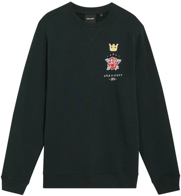 Lyle & Scott, Heren, Sweatshirts & Hoodies, Blauw, Maat: S