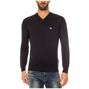 Armani Jeans, Heren, Truien, Blauw, Maat: S