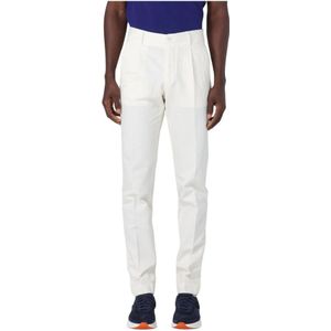Incotex, Heren, Broeken, Wit, Maat: L