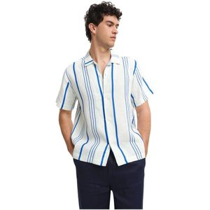 Peninsula, Heren, Overhemden, Wit, Maat: L Linnen,