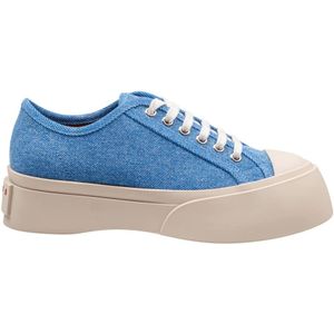 Marni, Dames, Schoenen, Blauw, Maat: 38 EU Katoen,