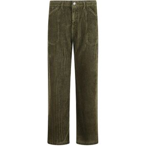 Massimo Alba, Dames, Broeken, Groen, Maat: S Katoen,