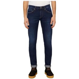 Dondup, Heren, Jeans, Blauw, Maat: W28 Katoen,