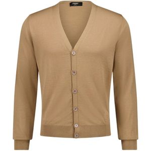 Fendi, Heren, Truien, Bruin, Maat: XL Wol,